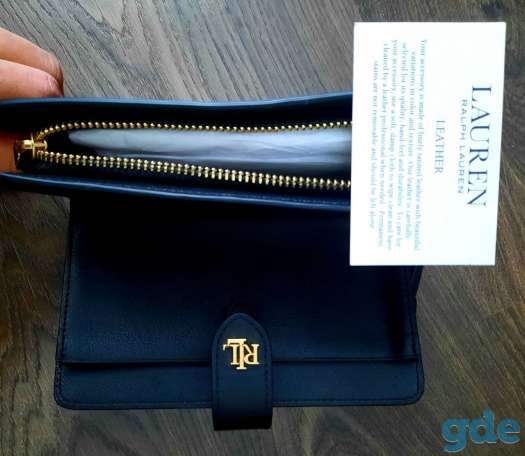 Ralph Lauren Leather Tech Wristlet Wallet, фотография 3