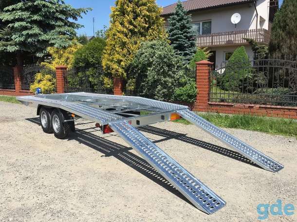 Новый польский прицеп автовоз 465*210-3000кг, фотография 2
