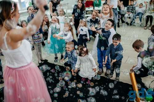 Шоу мыльных пузырей на детский праздник, фотография 2