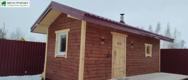 Готовая каркасная баня под ключ в Минске и Беларуси., фотография 9