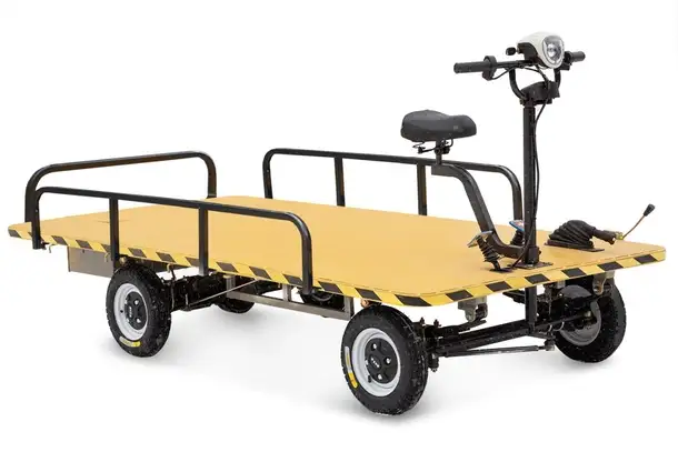 Платформенная тележка электрическая rutrike склад 2500 new, фотография 1