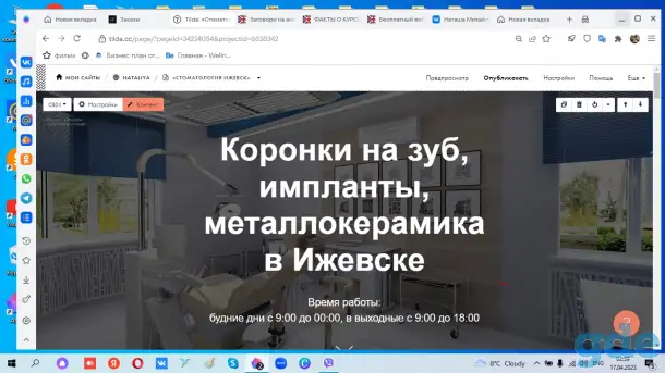 Бесплатно сделаю 1 вариант( Первый экран) дизайна сайта на Тильде для вашего бизнеса. Если вам понравится, то продолжим., фотография 1
