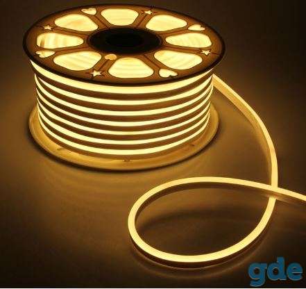 Гибкий неон круглый D 16 мм, 25 м. LED-120-SMD2835, 220 V, фотография 4