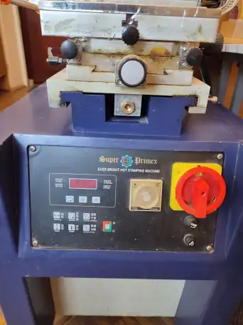 Пресс для тиснения фольгой/  позолотный пресс полуавтомат super drimex, фотография 2
