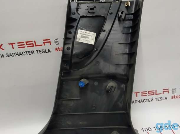 Зап. части для авто Tesla. Облицовка стойки B нижняя левая PUR BLK Tesla model S, model S RESTCZ, фотография 2