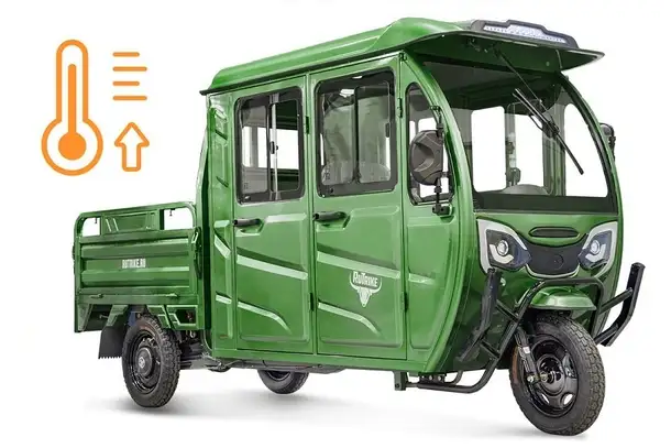 Грузовой электротрицикл rutrike рейс обогрев 1300 60v1200w, фотография 1