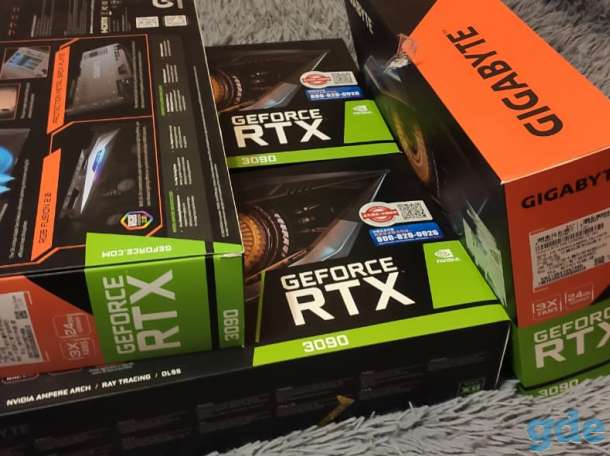 Gigabyte rtx 3090 gaming oc 24g минск продам новые видеокарты. есть 4 штуки, фотография 1