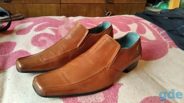 Туфли лоферы мужские из натур. кожи 42,5-43р-р, фотография 5