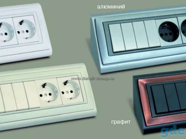 Розетки и выключатели, фотография 1