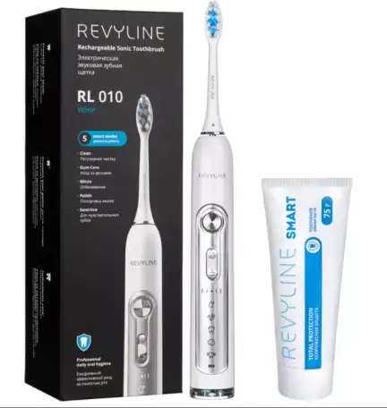 Зубная щетка Revyline RL010 White и зубная паста, фотография 1