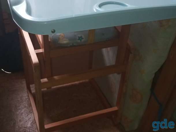 Продам детскую кроватку, стул для кормления, фотография 2