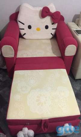 Детское кресло-кровать Hello Kitty, фотография 2