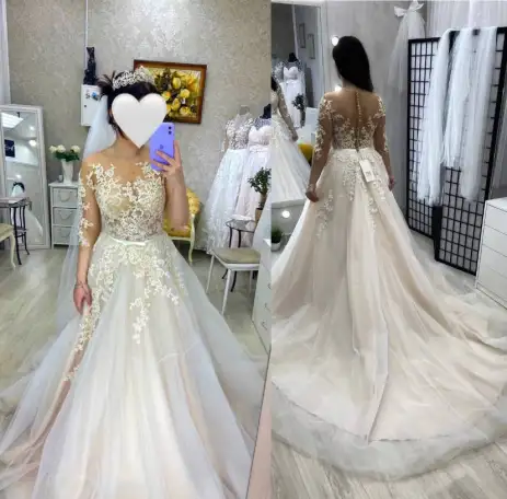 Продам свадебное платье  пеньюар, фотография 5