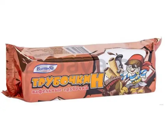 Вафельные трубочки с шоколадной начинкой, фотография 1