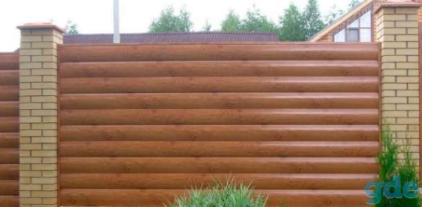 САЙДИНГ металлический БлокХаус Под Бревно ECOSTEEL, фотография 2