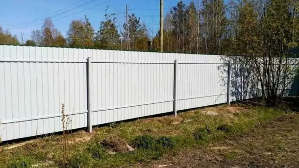 Заборы из профнастила под ключ, фотография 5