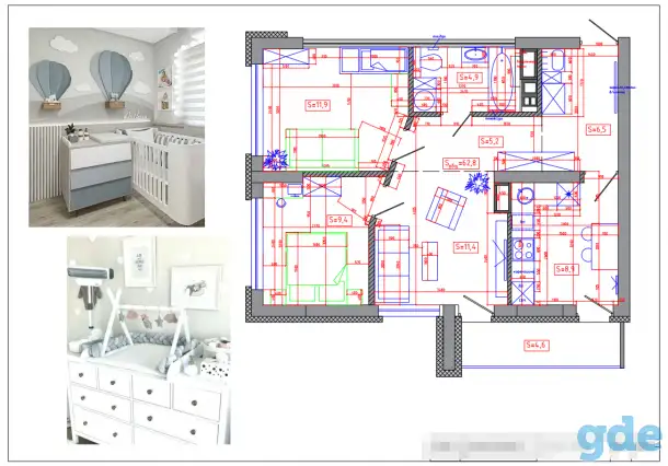 Разработка планировочного решения, фотография 1