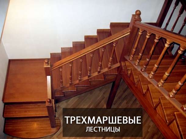 ◄ЛЕСТНИЦЫ из МАССИВА ДЕРЕВА по ИНДИВИДУАЛЬНОМУ ЗАКАЗУ►, фотография 5