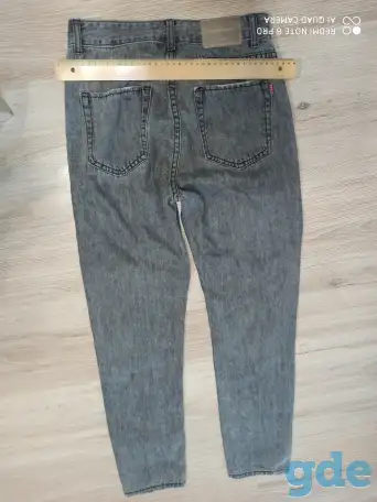 Джинсы унисекс DENIM Size26 размер 42-44/1-3 серые 8руб, фотография 8