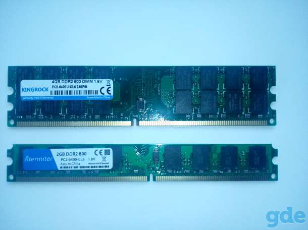 Оперативная память DDR2 2GB и 4GB 800 mHz, фотография 1