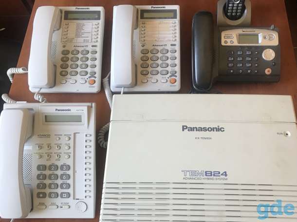 Мини-АТС Panasonic KX-TEM824 (6 входящих 16 внутренних), фотография 1