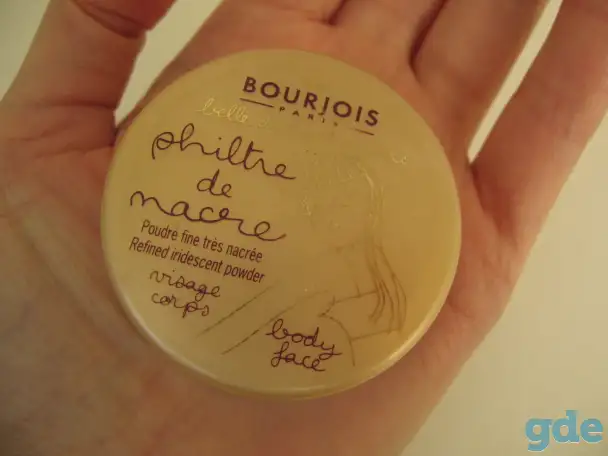 Пудра-люминайзер для лица и тела BOURJOIS золотистая 5 гр., фотография 1