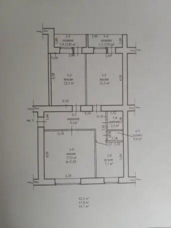 Продам 3-х комнатную квартиру, Н/п Бобровичи, фотография 9