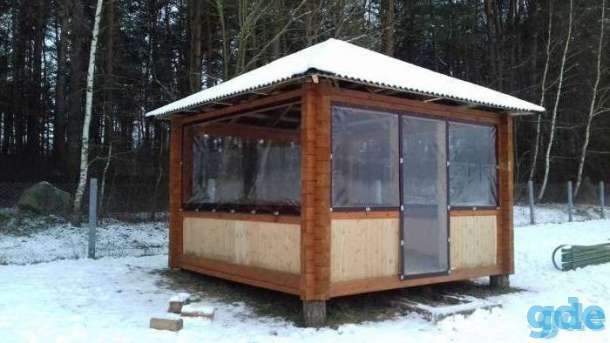 Мягкие окна шторы ПВХ, фотография 1
