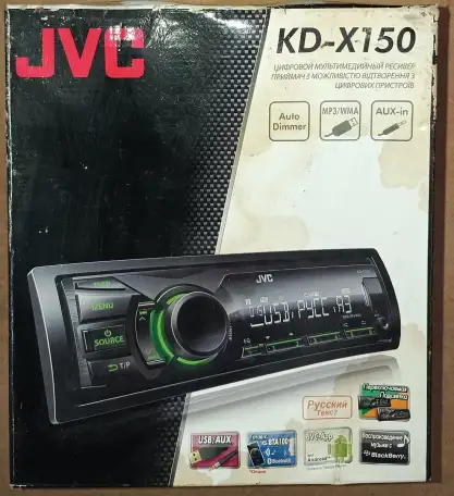 Автомагнитола JVC KD-X150, фотография 1