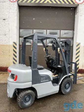 Японский вилочный дизельный погрузчик NISSAN YL02A20, фотография 7