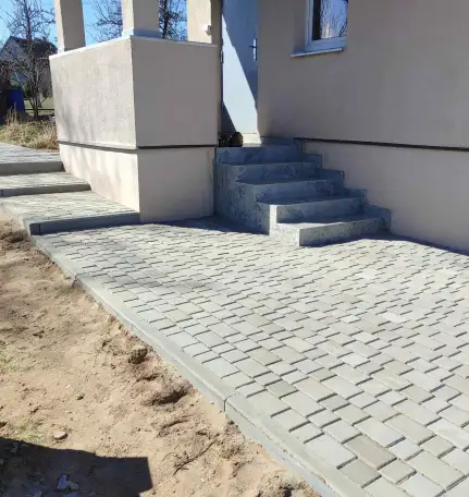 Укладка тротуарной плитки, фотография 5