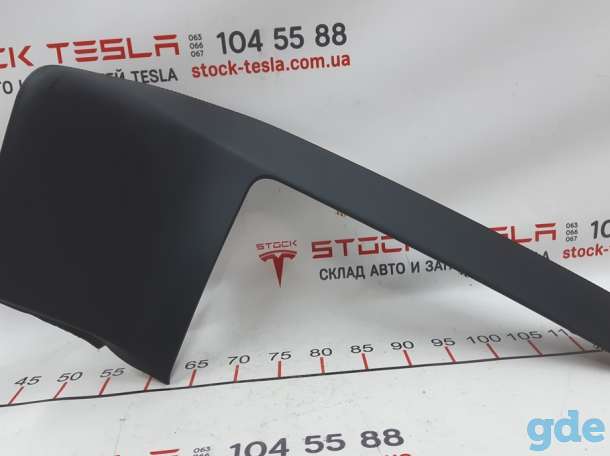 Зап. части для авто Tesla. Накладка центральной панели нижняя правая (NAPPA GRAIN BLACK PVC) Tesla model X S REST, фотография 4