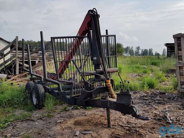 Дешево продам или обменяю  с доплатой прицеп лесовоз PATUU 505, фотография 1