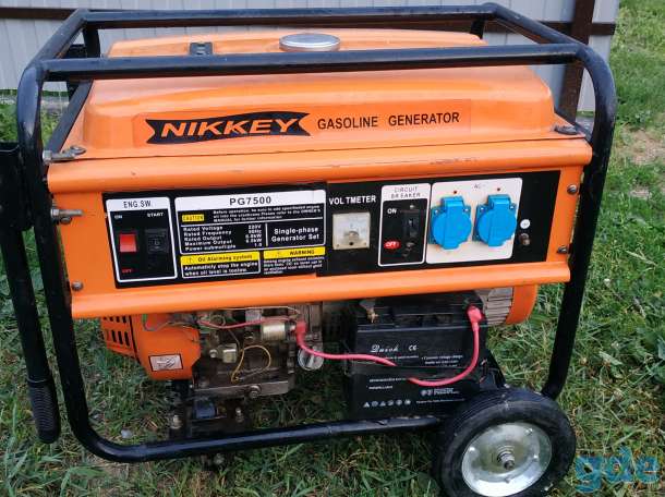 Бензиновый генератор Nikkey pg 7500, фотография 1