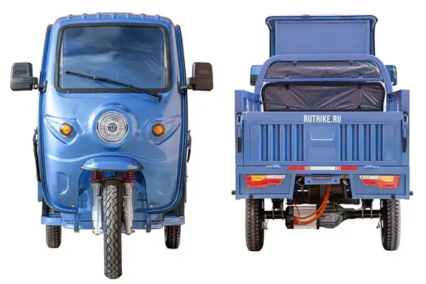 Грузовой электротрицикл rutrike гермес pro 1500 72v1500w, фотография 5
