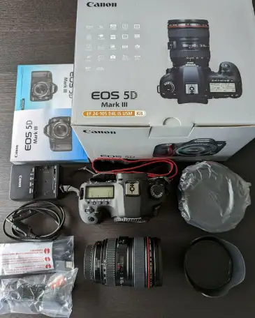 DSLR-КАМЕРА CANON EOS 5D Mark III С ОБЪЕКТИВОМ 24105 ММ, фотография 1