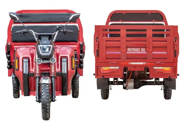 Грузовой электротрицикл rutrike антей pro 1500 60v1200w, фотография 9