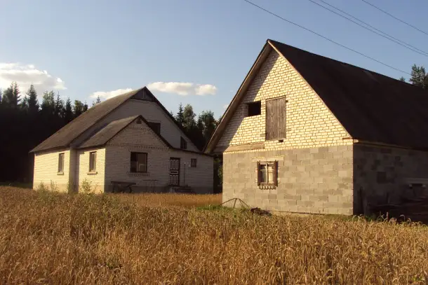 Продам дом незавершённое строительство. Х. Новополье 1 км от Вороново асфальтированная дорога., фотография 6