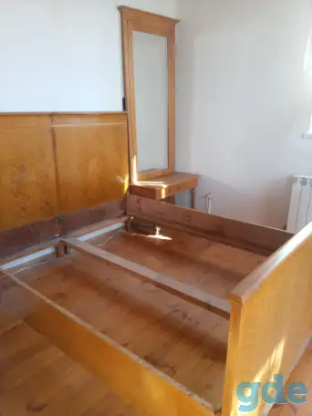 Кровать из массива, старинная, бу, добротная, фотография 7