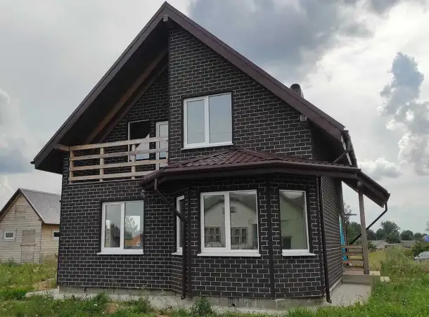 Строительство каркасно-панельных домов. Дом по проекту КД-07.4-15 ''Радуга'', фотография 2