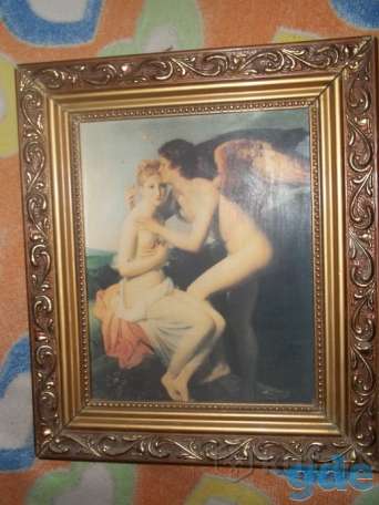 картина холст, аэрография СССР, 34*29 см За счёт покупателя вышлю почтой Смотрите мои другие лоты, фотография 2
