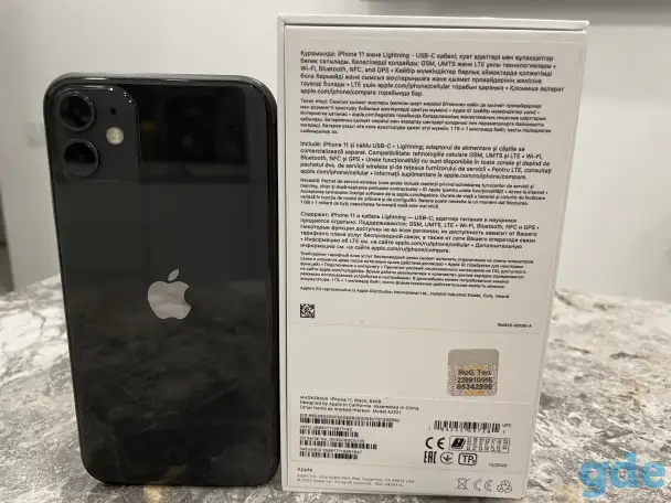 Смартфон Apple iPhone 11 64GB (черный), фотография 3