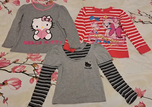 Кофты на девочку 4-5лет р.98-110, б.у в хорошем состоянии, фотография 1