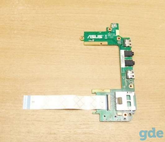 Панель с кнопкой включения для ноутбуков Asus 1201XXX. Комплект: шлейф (40-pin)., фотография 1