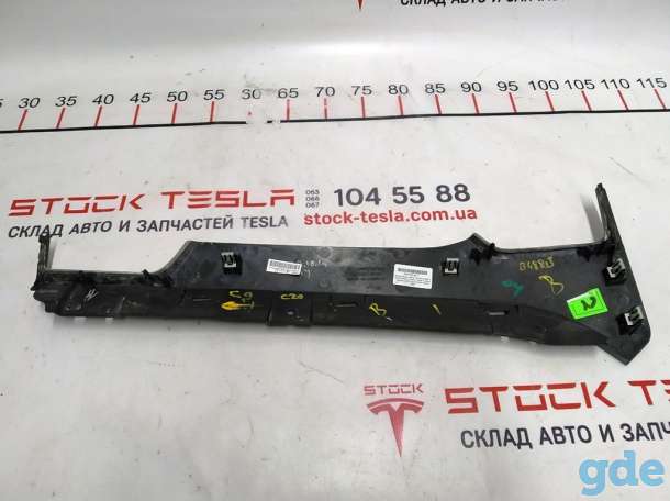 Зап. части для авто Tesla. Декоративная накладка центральной панели пассажирская OBECHE GLOSS HZ MATA Tesla model S, mod, фотография 3
