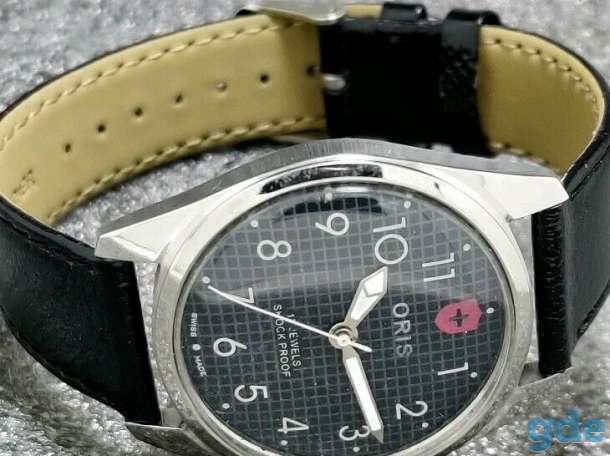 Мужские механические винтажные часы Oris швейцарские 80s BW01 38 мм, фотография 2