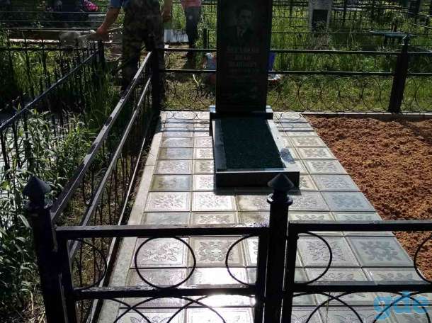 Памятники,установка,благоустройство захоронений., фотография 3