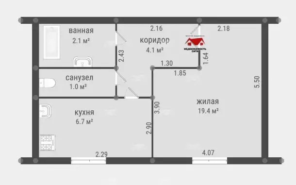 1-комн. квартира ул.Интернациональная  д.96 г.Мозырь, фотография 10