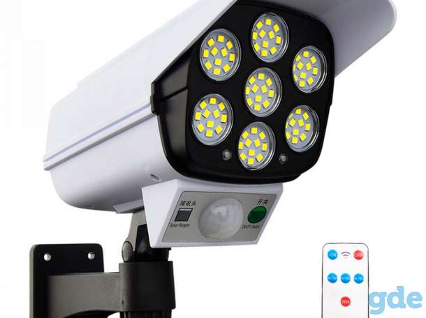 Светильник с датчиком движения на солнечной батарее Solar Monitoring Lamp CL-977T, фотография 1