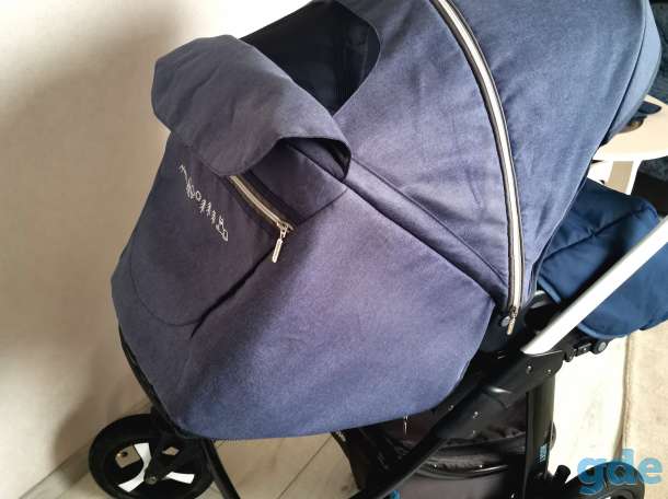 Детская коляска Baby Design Husky 2в1 плюс зимний конверт, фотография 7